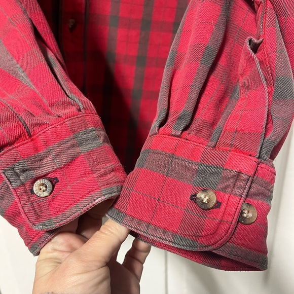 Vintage C.C. Filson Alaskan Guide Shirt Heavy Cotton Plaid L/S SIZE XXL - Picture 4 of 8